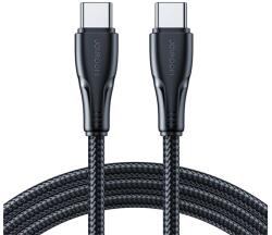 JOYROOM SURPASS cablu de date Type-C - Type-C, 25cm, NEGRU (S-A11 C-C 60W 0.25M BLACK)