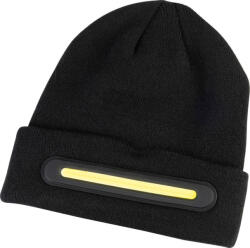 Strend Pro Sapka fejlámpával, Strend Pro, fekete, 40x LED, akril szálak, 750 mAh akkumulátor (TC3135200)