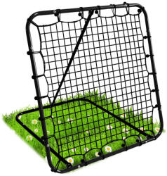 Neo-Sport Visszapattanó futball edzőkapu, Neo-Sport, 120 x 120 cm, fekete keret, fekete PE háló, fém váz, időjárásálló, 4 db rögzítő (TE1490)