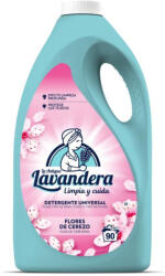 La Antigua Lavandera Mosógél, Lavandera, 4500 ml, 90 mosás, cseresznyevirág illat, kíméletes, folteltávolító, textilápoló (TC312684)