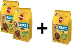  marka niezdefiniowana PEDIGREE® Adult 3x2, 6 kg baromfival és zöldségekkel - teljes értékű szárazeledel felnőtt, nagy és közepes testű kutyák számára (2+1 ingyen)