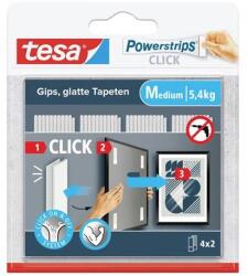 tesa Umeraș, autoadeziv, mărime M, TESA "Powerstrips CLICK", 8buc