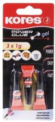 Kores Superglue, gel, 3x1g, 3x1 g, KORES „Gel de lipici puternic