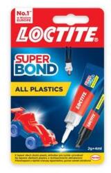Henkel Super adeziv, gel, 2 g + 4 ml, HENKEL „Loctite Super Bond Plastik