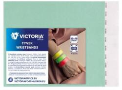 Victoria Office Brățară de identificare, 3/4", tyvek, turcoaz, VICTORIA OFFICE, 100 buc