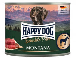 Happy Dog pur konzerv ló ízesítésű nedves állateledel felnőtt kutyák számára 6X200 g 7.5 cm