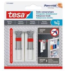 tesa Șurub adeziv reglabil pentru tapet și tencuială, TESA „Powerstrips®, 2 buc