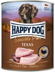 Happy Dog pur konzerv pulyka ízesítésű nedves állateledel felnőtt kutyák számára 6X800 g 85 g