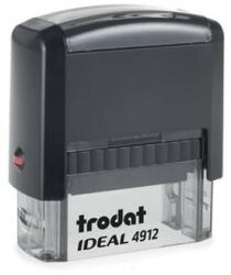 Trodat Ștampilă TRODAT „Ideal 4912, corp negru, cu tampon negru