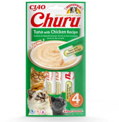  Inaba Cat Churu Püré - tonhal csirkével 4 x 14 g