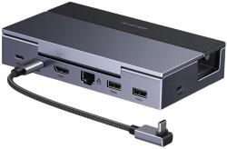 UGREEN CM800 6 az 1-ben dokkolóállomás, USB-C, HDMI, USB, RJ45 (75126) - boxon