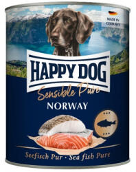 Happy Dog pur konzerv lazac ízesítésű nedves állateledel felnőtt kutyák számára 6X800 g 1 db