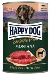 Happy Dog pur konzerv ló ízesítésű nedves állateledel felnőtt kutyák számára 6X400 g 1 g
