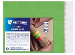 Victoria Office Brățară de identificare, 3/4", tyvek, verde neon, VICTORIA OFFICE, 100 buc