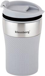 Klausberg Termosz bögre, Klausberg, 280 ml, Rozsdamentes acél, Szürke/Ezüst