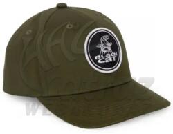 Black Cat Green Flat Peak Baseball Sapka (BO500122)