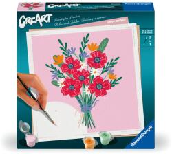 Ravensburger - CreArt pictura pe numere pentru adulti buchet de maci - RVSPBN25519 (RVSPBN25519)