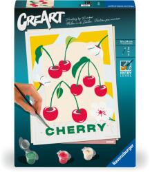 Ravensburger - CreArt pictura pe numere pentru adulti cirese - RVSPBN25514 (RVSPBN25514)
