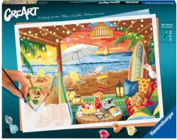 Ravensburger - CreArt pictura pe numere pentru adulti cabana cozy - RVSPBN20276 (RVSPBN20276)