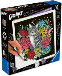 Ravensburger - CreArt pictura pe numere pentru adulti editie Pixie Cold pisica - RVSPBN25855 (RVSPBN25855)