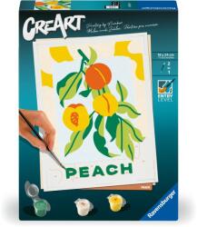 Ravensburger - CreArt pictura pe numere pentru adulti piersici - RVSPBN25517 (RVSPBN25517)
