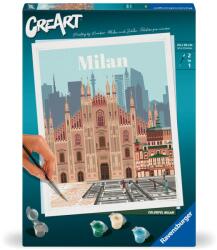Ravensburger - CreArt pictura pe numere pentru adulti Milano plin de culoare - RVSPBN23688 (RVSPBN23688)