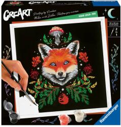 Ravensburger - CreArt pictura pe numere pentru adulti editie Pixie Cold vulpe - RVSPBN23511 (RVSPBN23511)