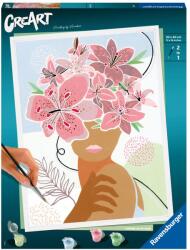 Ravensburger - CreArt pictura pe numere pentru adulti minte plina de flori - RVSPBN20275 (RVSPBN20275)