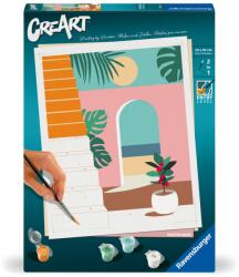 Ravensburger - CreArt pictura pe numere pentru adulti vibe de vacanta - RVSPBN25524 (RVSPBN25524)