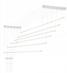 Kadax Mennyezeti ruhaszárító, KADAX, Acél, 6 rúd, 140 cm, Fehér (27316) Ruhaszárító