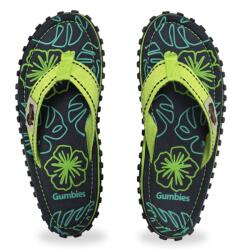 Gumbies Islander Lime Hibiscus Mărime încălțăminte (EU): 40 / Culoare: verde (FFISL148-40)