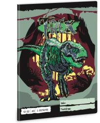 Ars Una Ars Una: T-Rex dinoszauruszos 3. osztályos vonalas füzet A/5 (53603463) - jatekshop