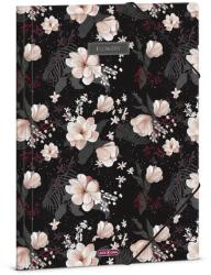 Ars Una Ars Una: Flowery Black virágos gumis mappa A/4 (50213740)