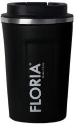 Zilan Kávés bögre, termosz, rozsdamentes acél belső, űrtartalom 380 ml FLORIA, fekete / ZLN 9969 (ZLN9969)