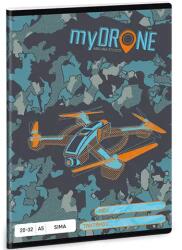 Ars Una MyDrone 32 lapos sima füzet 20-32 A/5 (93618922) - jatekshop