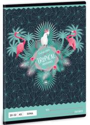 Ars Una Pink Flamingo 32 lapos sima füzet 20-32 A/5 (93618687) - jatekshop