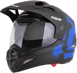 Cassida Cască de motocicletă Enduro Cassida Tour 2.0 Crew negru mat-albastru (AIM140-2740)