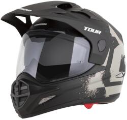 Cassida Cască de motocicletă enduro Cassida Tour 2.0 Crew negru mat-nisip (AIM140-2737)