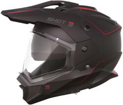 Shot Cască de motocicletă Enduro Shot Trek Rally negru mat-roșu (SHOA06-21OE-B03)