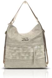 ZELLIA Női Válltáska/Hátizsáká Alakítható 22007 Beige-Arany - Krata - (ZLK-22007-12735341)