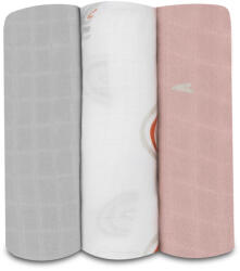 Lionelo Bambusz Pelenka Bamboo Set Rainbow 3db - Puha Mindennapi Törődéshez és Sokoldalú Használatra