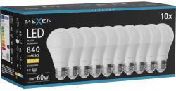 Mexen Nova 10x Bec LED E27, A60, 8W, Caldă - 3000K, 840 lm - L100-E27-0830-01x10 (L100-E27-0830-01x10)