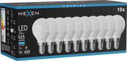 Mexen Nova 10x Bec LED E14, G45, 5W, Rece - 6500K, 525 lm - L101-E14-0565-01x10 (L101-E14-0565-01x10)