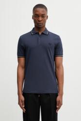 Fred Perry pamut póló - sötétkék S - answear - 37 990 Ft