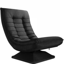 Casaria ABERDEEN napozó fotel 87×60×105cm, fekete Casaria