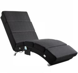 Casaria LONDON relaxfotel masszázs- és fűtési funkcióval, 186x55x89 cm, antracit Casaria