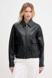 Trussardi rövid dzseki női bőr - fekete 36