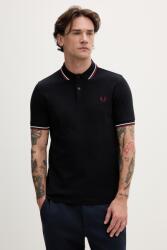 Fred Perry pamut póló - sötétkék M - answear - 40 990 Ft