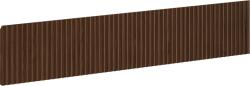 Mexen Rivel față canelată pentru corp dulap baie 80 x 20 cm, nuc - 91A20-0800-235-1-86 (91A20-0800-235-1-86)