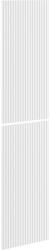 Mexen Rivel front canelat pentru corpul dulapului de baie 35 x 80 cm (2 buc. ), alb mat - 91A21-1600-300-2-01 (91A21-1600-300-2-01)